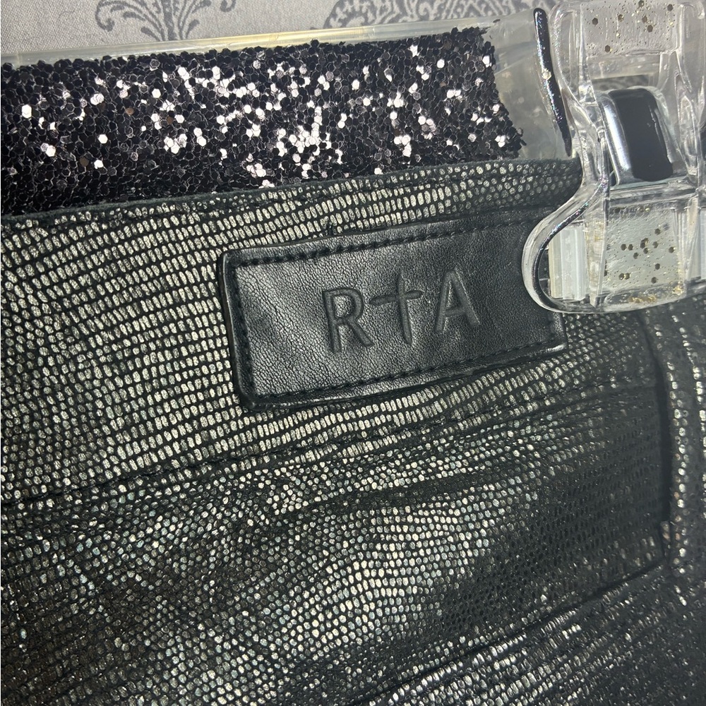 RtA Shimmering Black Women's Jeans